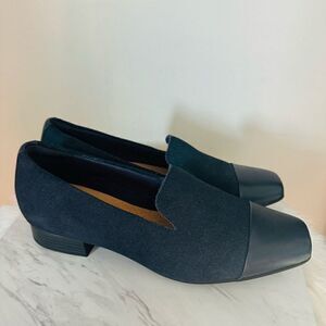 Clarks Tilmont Step Slip On Loafer, Comfort Shoe, Blue Marine Navy,‎ Size 9, NWT